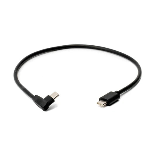 Dongar black USB-C right-angle adapter cable for dash cam hardwire kit