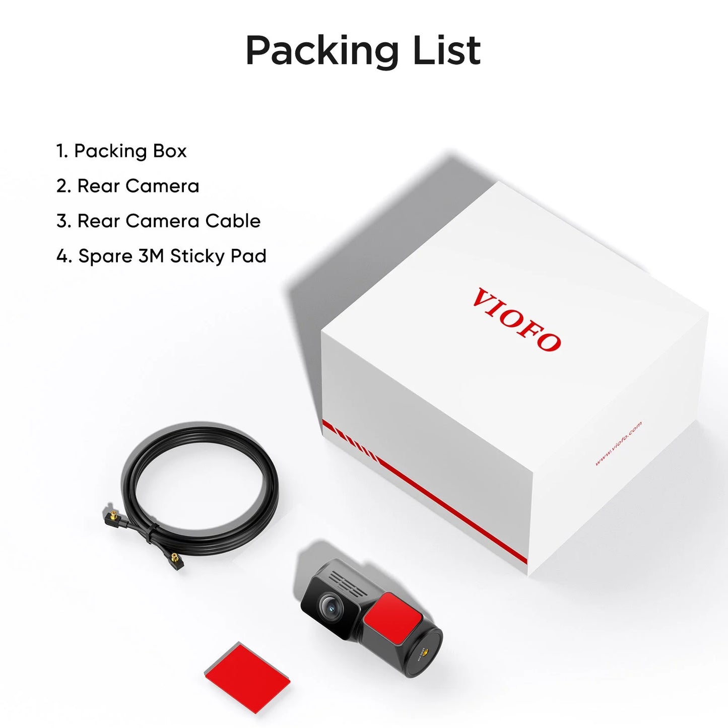 VIOFO RC420 – 2K HDR Rear Cam - Suits A329 Series