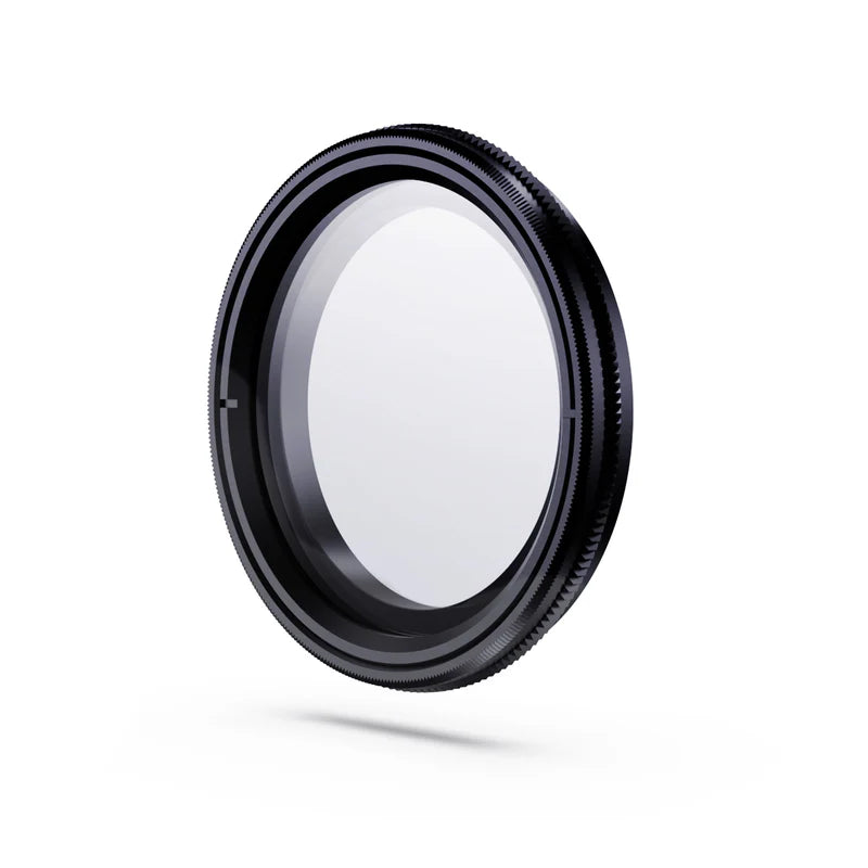 Vantrue 40mm CPL filter with textured grip ring for windshield glare reduction