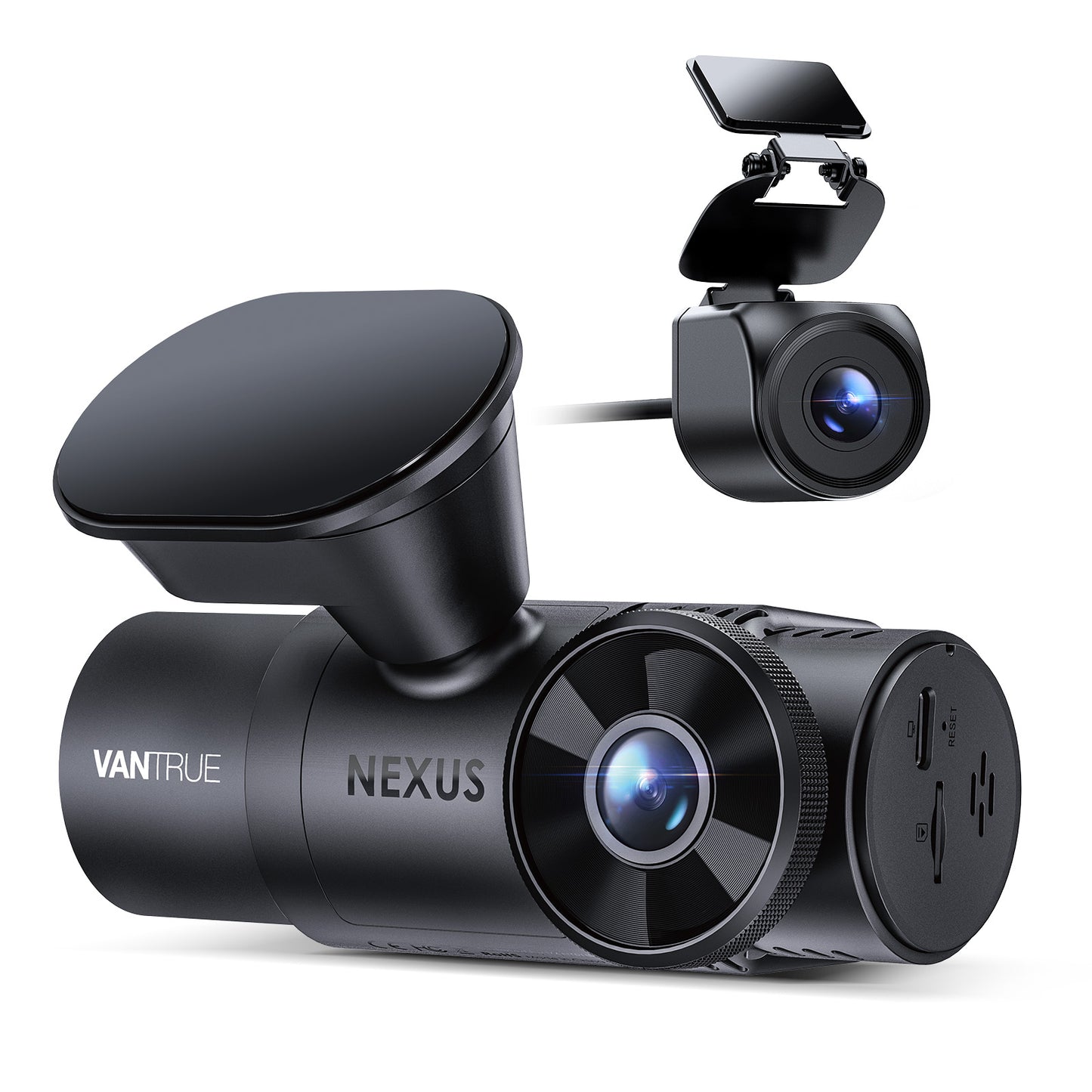 Vantrue Nexus 4S N4S 3-CH Front + Rear + Cabin Dash Cam - 2.7K HDR Triple STARVIS 2