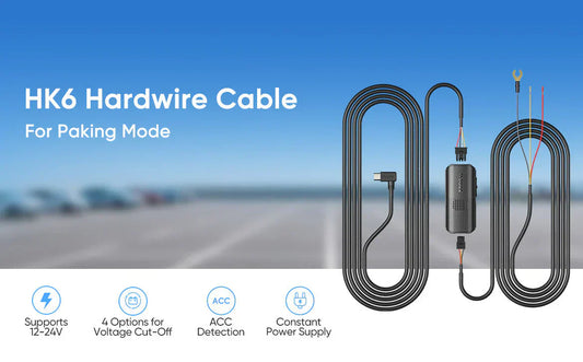 VIOFO HK6 Hardwire Cable: Smarter Parking Mode