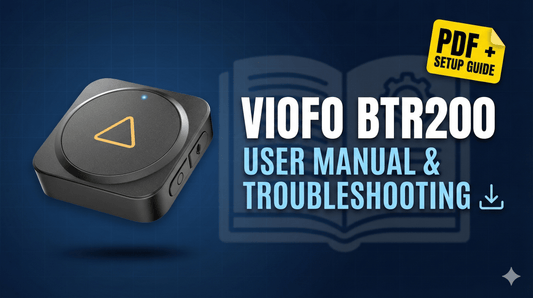 VIOFO BTR200 Bluetooth Remote User Manual & Troubleshooting Guide