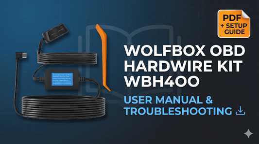 Wolfbox WBH40O OBD Hardwire Kit: The Ultimate Installer Guide