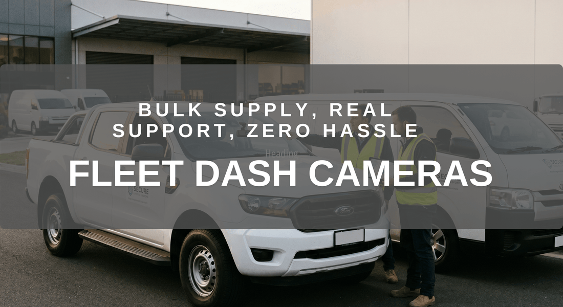 Commercial Dash Cameras for Australian Businesses