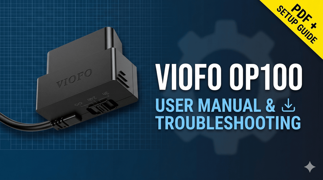 VIOFO OP100 OBD-II Guide: Pro Parking Mode Without the Fuse Box