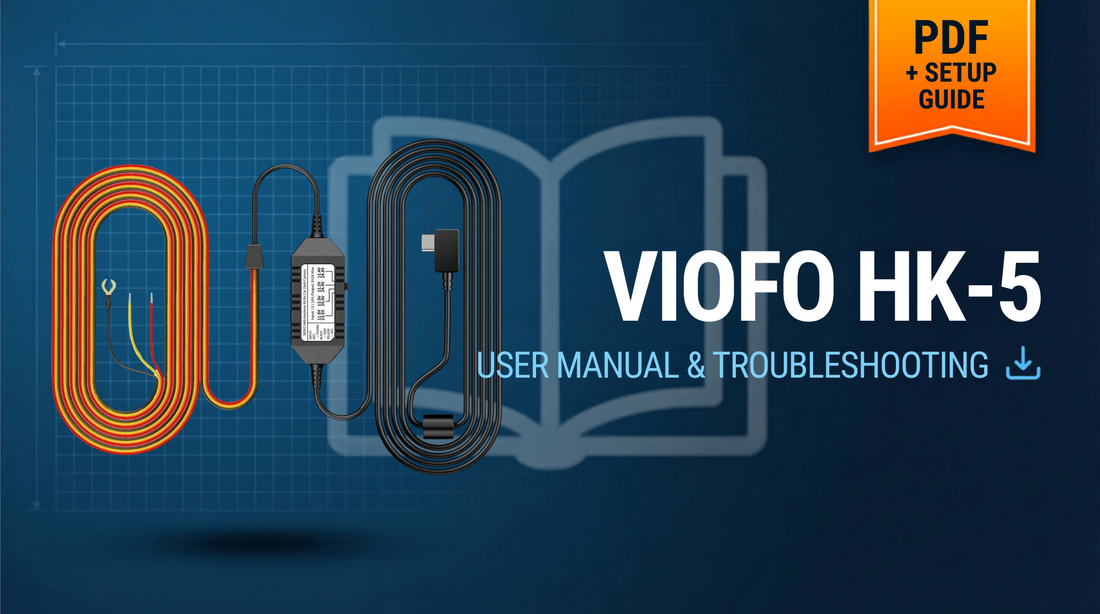 VIOFO HK5 Hardwire Kit User Manual & Setup Guide