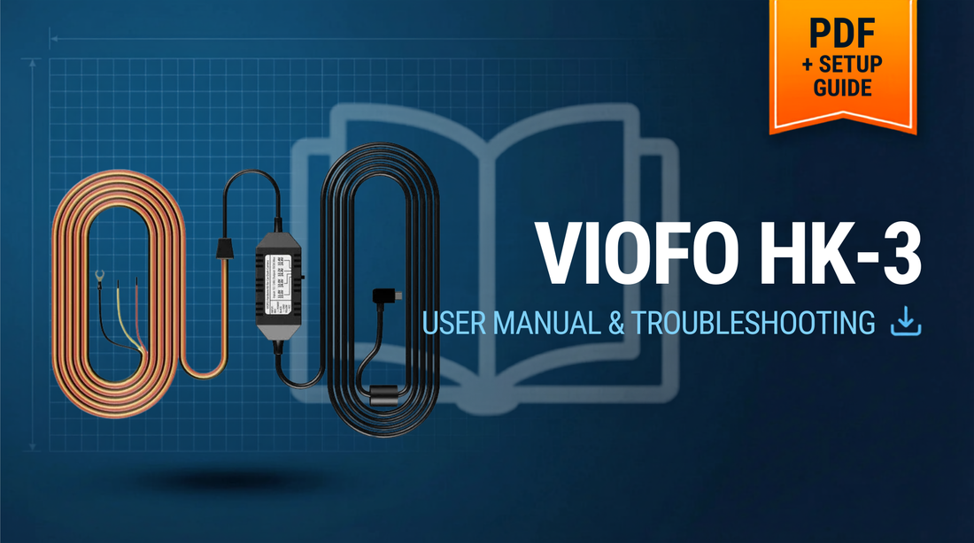 VIOFO Mini HK3 Hardwire Kit User Manual & Setup Guide