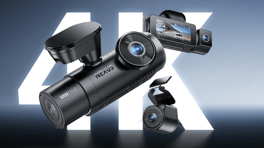 Vantrue N4 Pro S three-channel dash cam, front, cabin and rear units