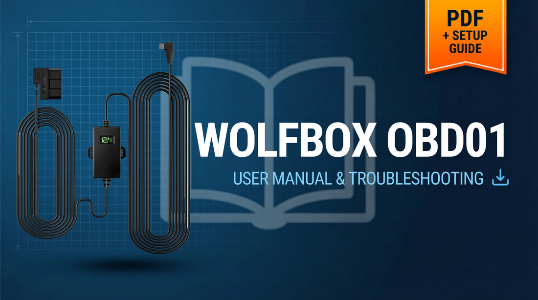 WOLFBOX OBD01 OBD Hardwire Kit User Manual & Setup Guide