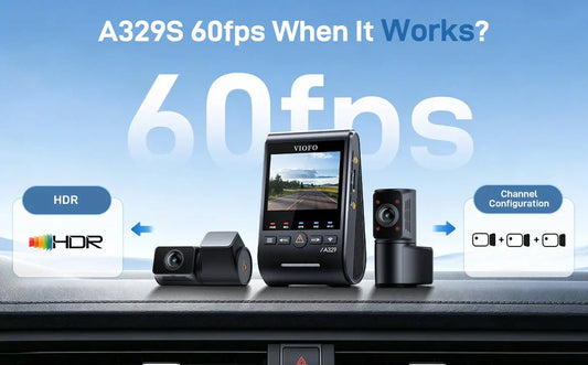 VIOFO A329S 60fps Explained: Best Settings for Australian Drivers