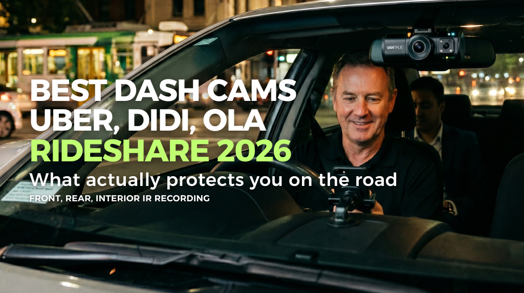 Best Dash Cam for Uber & Rideshare Drivers Australia 2026