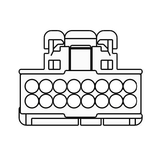 Line drawing of a keyboard with a toolbox on top