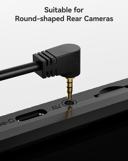 WOLFBOX G900 TriPro 3-CH Bumper Camera - 1080p, AUX Plug, 6.4M