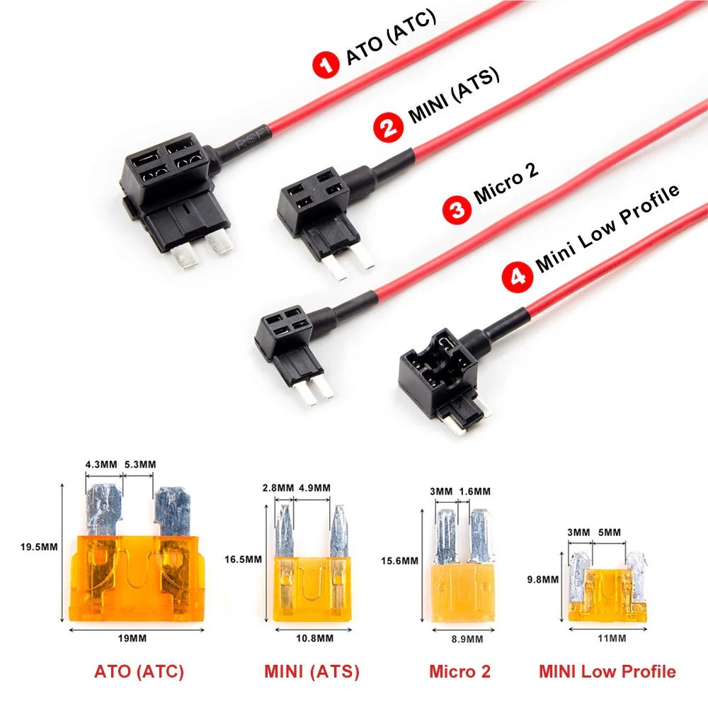8-Piece Fuse Tap Kit - Add-a-Circuit ATO/Mini/Micro2/LP Mini