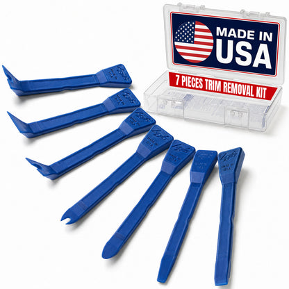 Made in USA Bojo 7-piece auto trim removal tool set with case