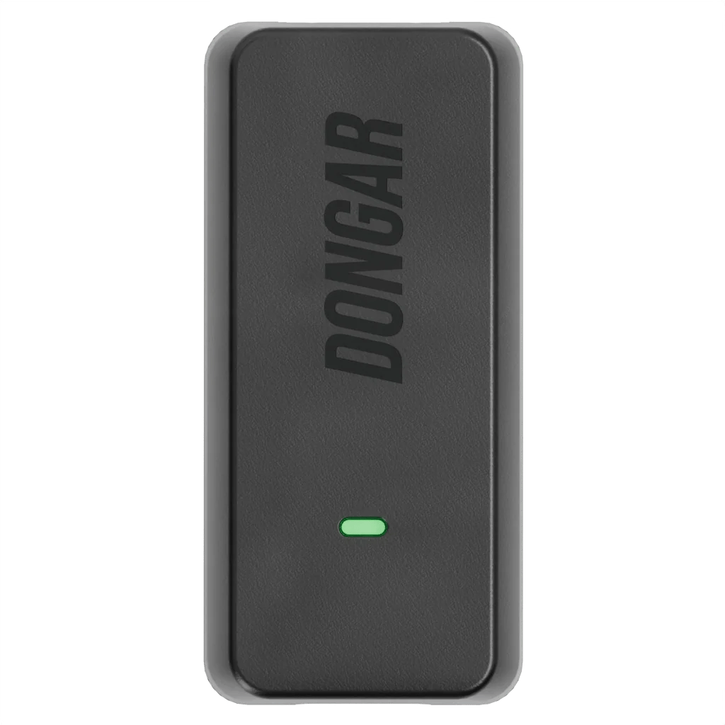Dongar Classic OEM mirror plug dash cam adapter with green LED indicator for hidden install