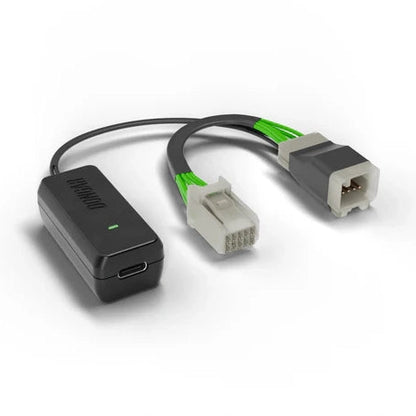 Dongar Classic hardwire kit with USB-C port and gold-plated beige multi-pin connector