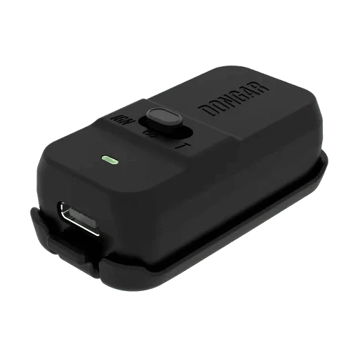Dongar Pro hardwire kit with three-position parking mode switch and USB-C port