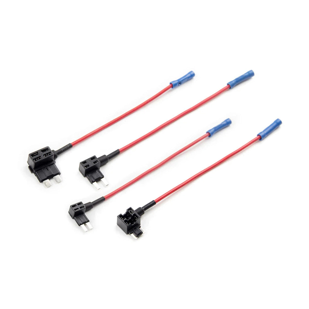 8-piece fuse tap kit with ATO Mini Micro2 and LP Mini connectors for hardwiring dash cams