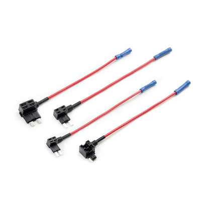8-piece fuse tap kit with ATO Mini Micro2 and LP Mini connectors for hardwiring dash cams