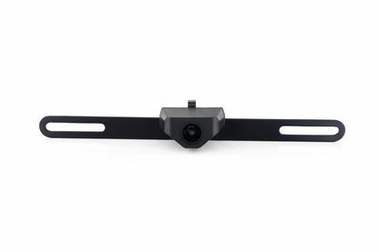 Dash Cam Guys reverse camera number plate bracket in black powder-coated stainless steel