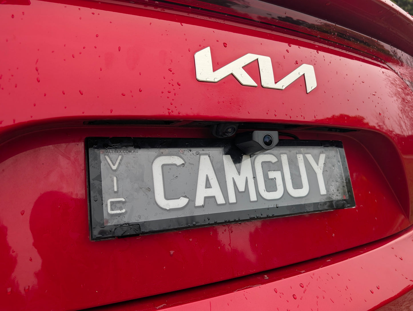 Wolfbox reverse camera bracket for standard and slimline Australian number plates