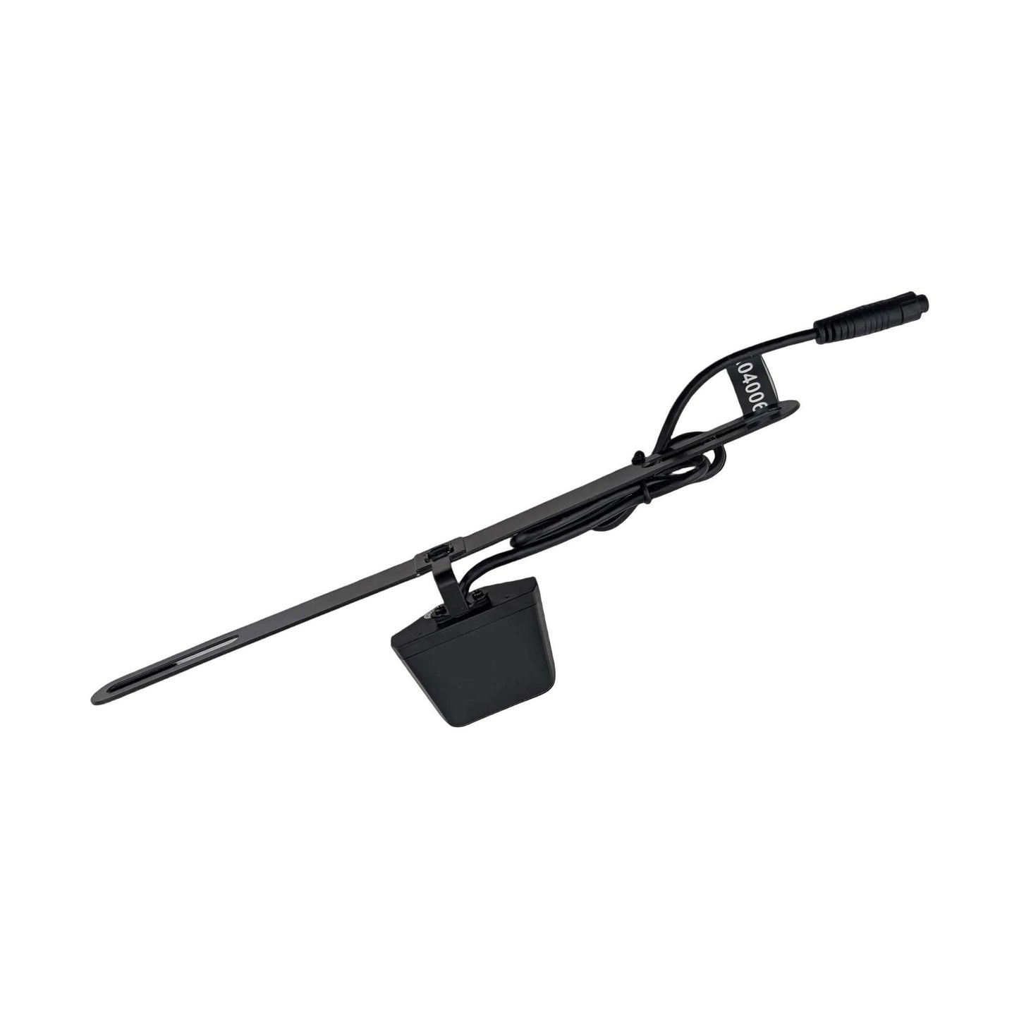 Wolfbox G900 Pro reverse camera integrated into black plate bracket