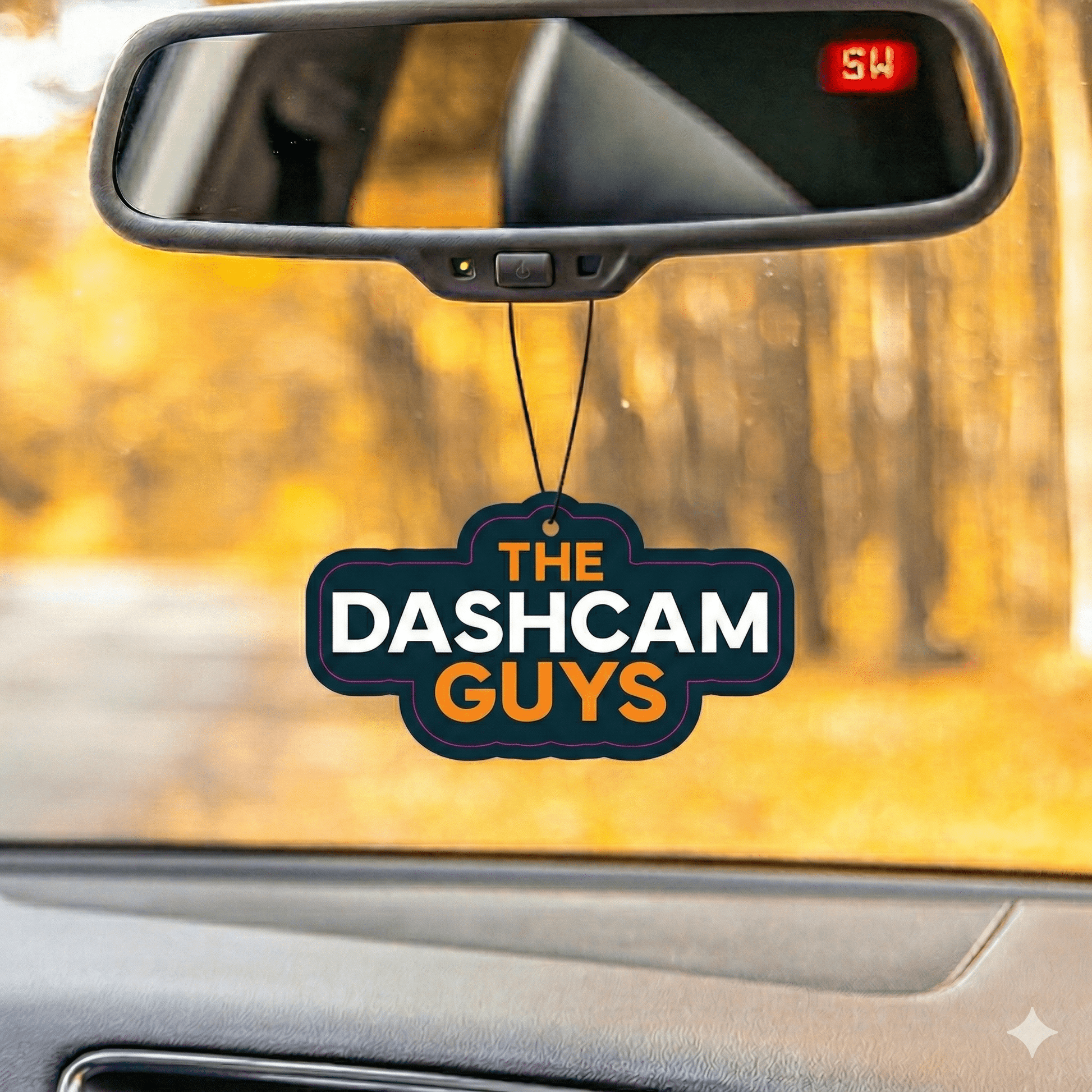 The Dash Cam Guys Air Freshener - Double-Sided, 2 Scents