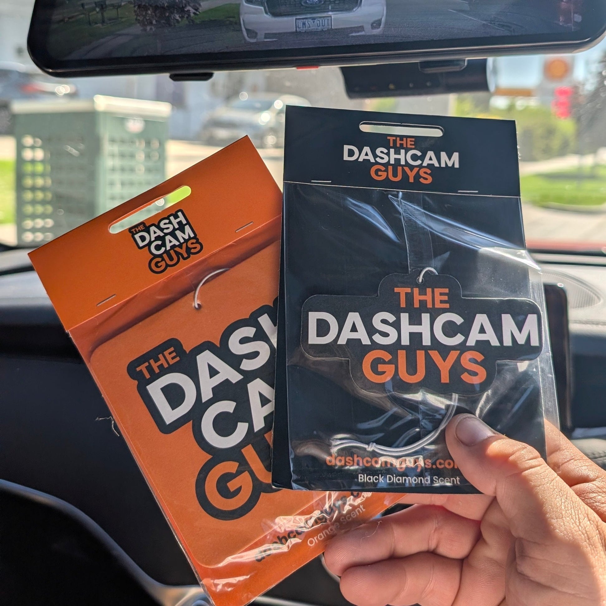 The Dash Cam Guys Air Freshener - Double-Sided, 2 Scents