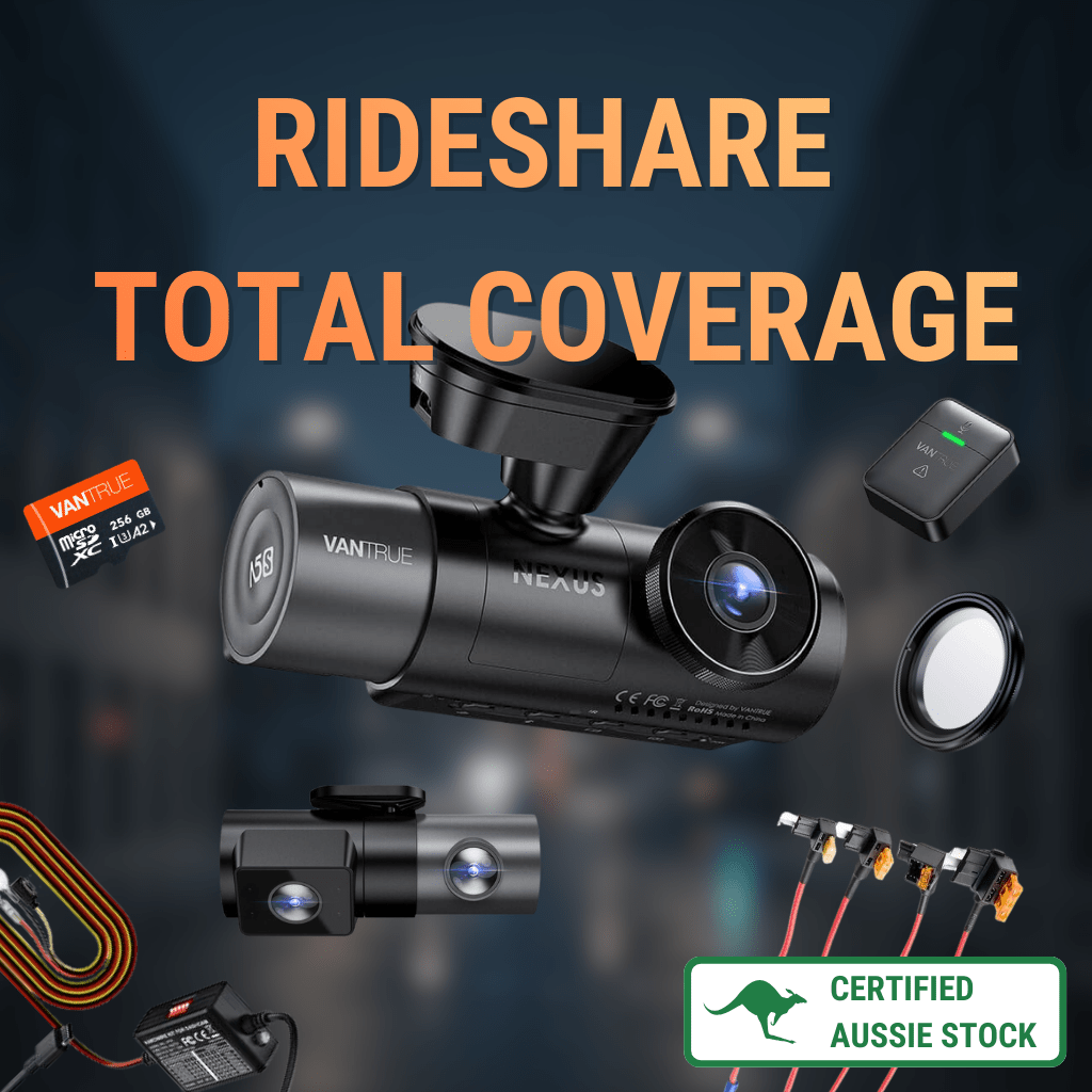 The "Total 360" Rideshare & Family Pack | 4-Channel Vantrue N5S Pack TC1