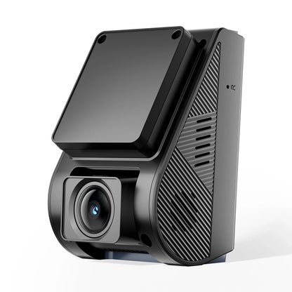 VIOFO A119M Pro black dash cam front-three-quarter view with textured grip and lens