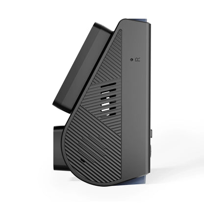 VIOFO A119M Pro side profile view highlighting compact angular design and ribbed texture