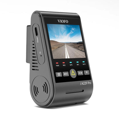 VIOFO A229 Pro 1-CH 4K HDR Dash Cam - Starvis 2 Wi-Fi 6