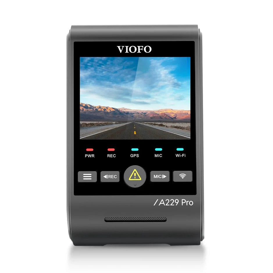 VIOFO A229 Pro 1-CH 4K HDR Dash Cam - Starvis 2 Wi-Fi 6