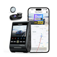 VIOFO A229 Pro 2-CH Front+Rear Dash Cam - 4K + 2K HDR Starvis 2