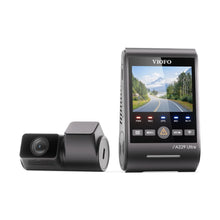 VIOFO A229 Ultra front three-quarter view of dual 4K HDR dash cam system