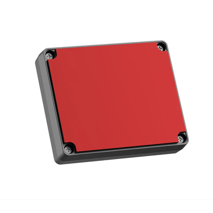 VIOFO A329 GPS mount with red adhesive backing and four screw holes for secure installation