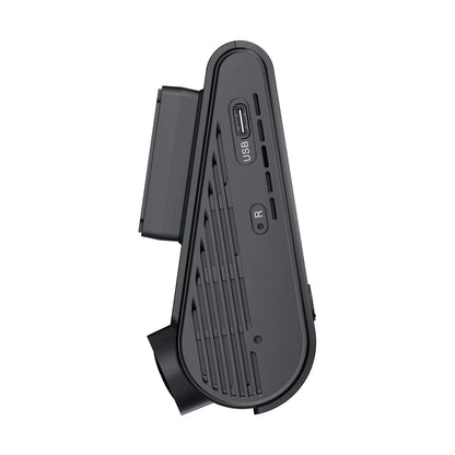 VIOFO A329S side view USB-C port and mounting bracket detail