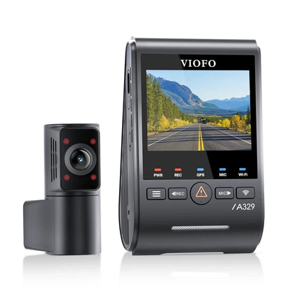 VIOFO A329S front and cabin dash cam system with screen display
