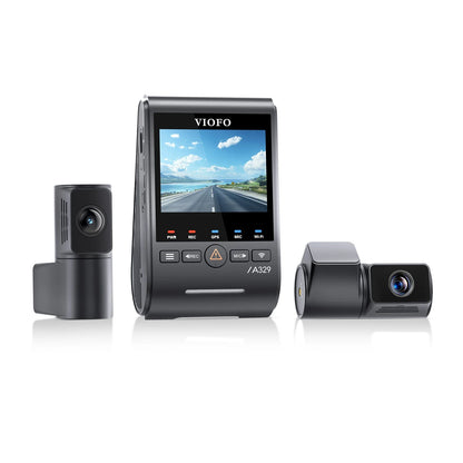 VIOFO A329T 3CH Telephoto Dash Cam - Front, Telephoto & Rear