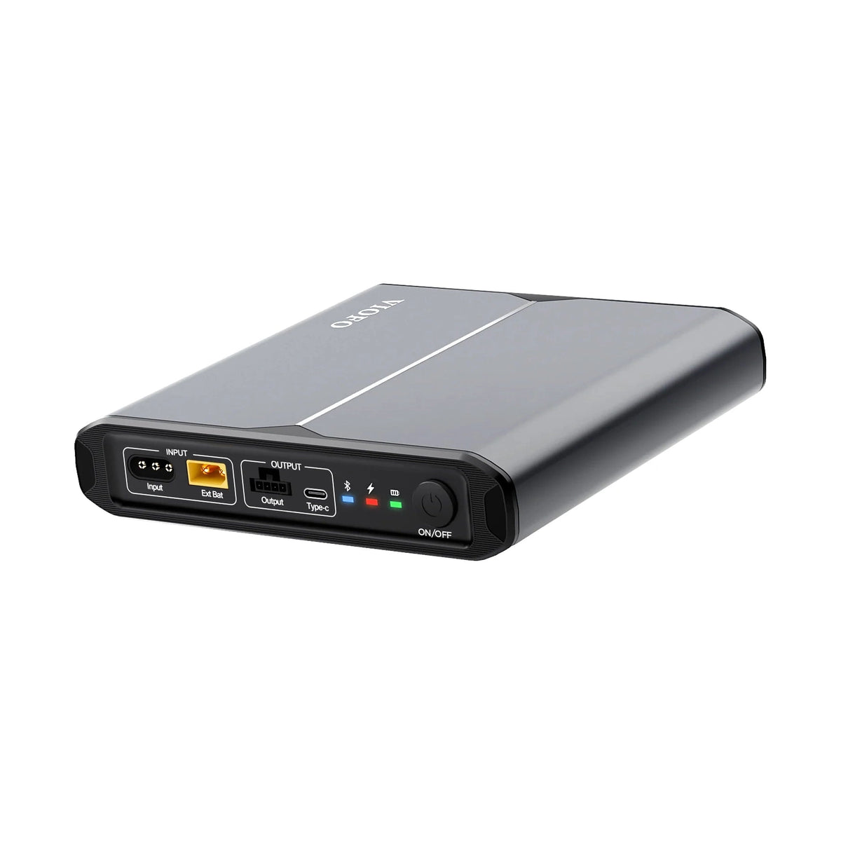 VIOFO BP100 dash cam battery pack rear ports and indicator lights