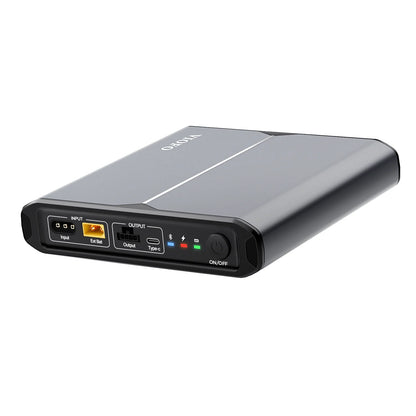 VIOFO BP100 LiFePO4 dash cam battery pack with Bluetooth ports and indicator lights
