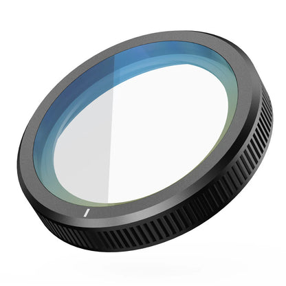 Close-up of VIOFO CPL-200 26mm anti-glare circular polarizer with blue coating