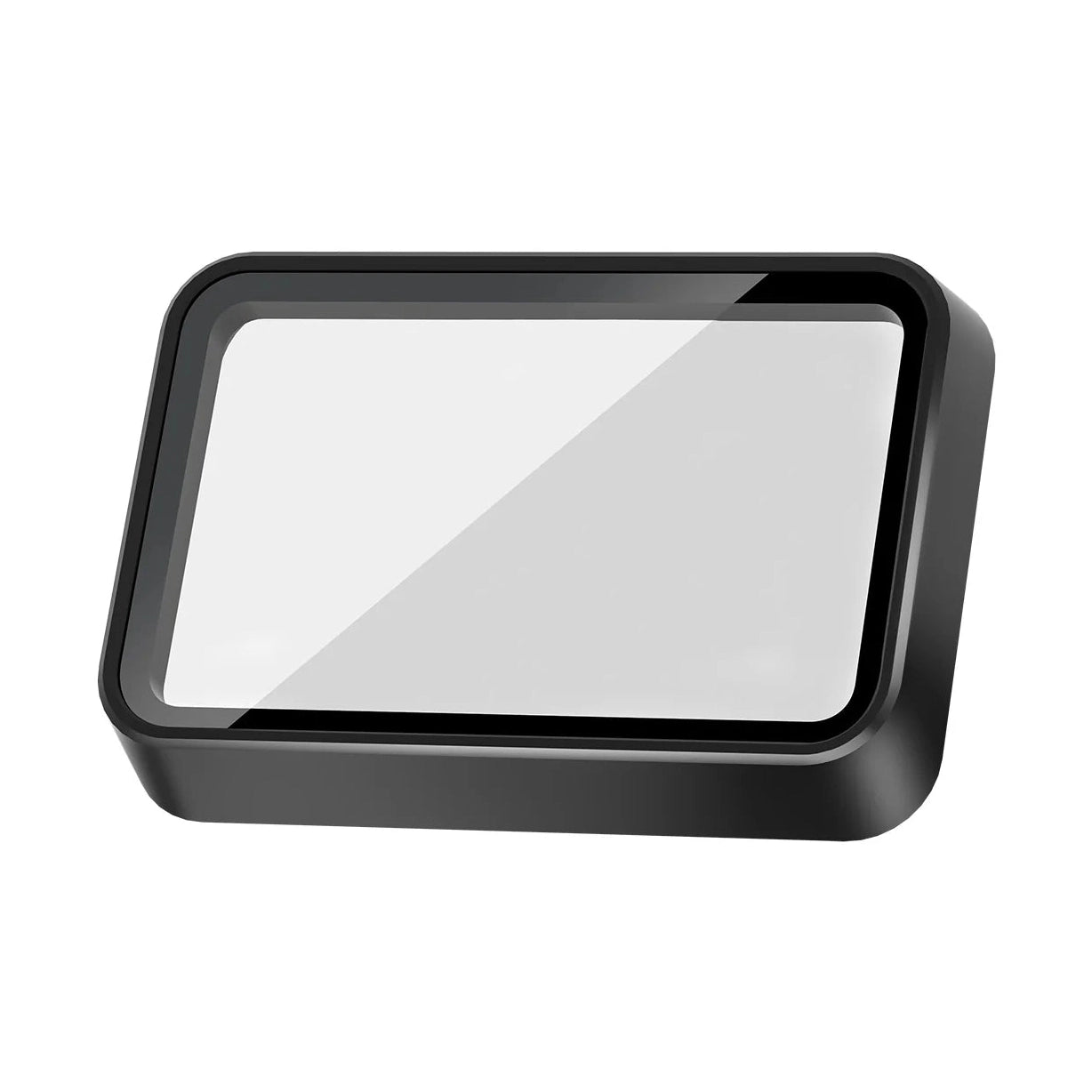 Standalone VIOFO CPL-600 rectangular polarizer filter with rounded corners against white background