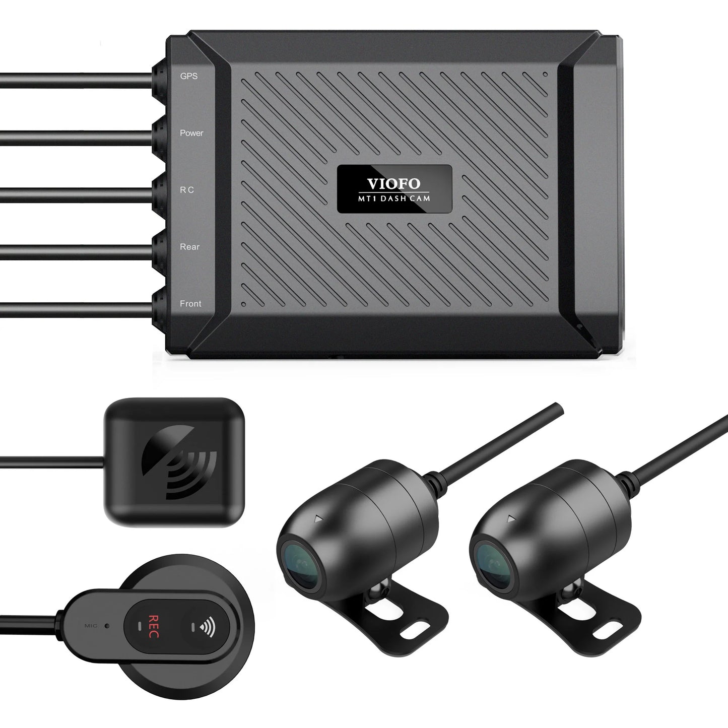 VIOFO MT1 2-CH Front+Rear Motorcycle Dash Cam - Dual 1080p GPS Wi-Fi Sony STARVIS