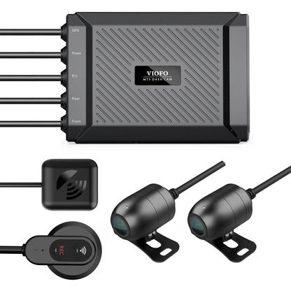 VIOFO MT1 2-CH Front+Rear Motorcycle Dash Cam - Dual 1080p GPS Wi-Fi Sony STARVIS