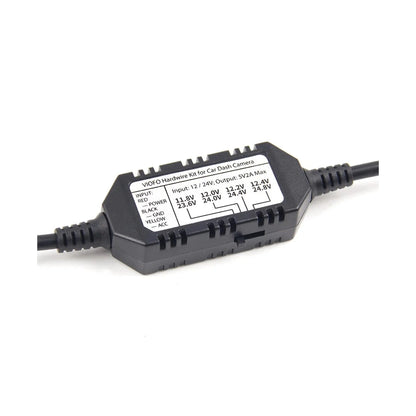 VIOFO HK3 hardwire kit voltage regulator module with wiring diagram label