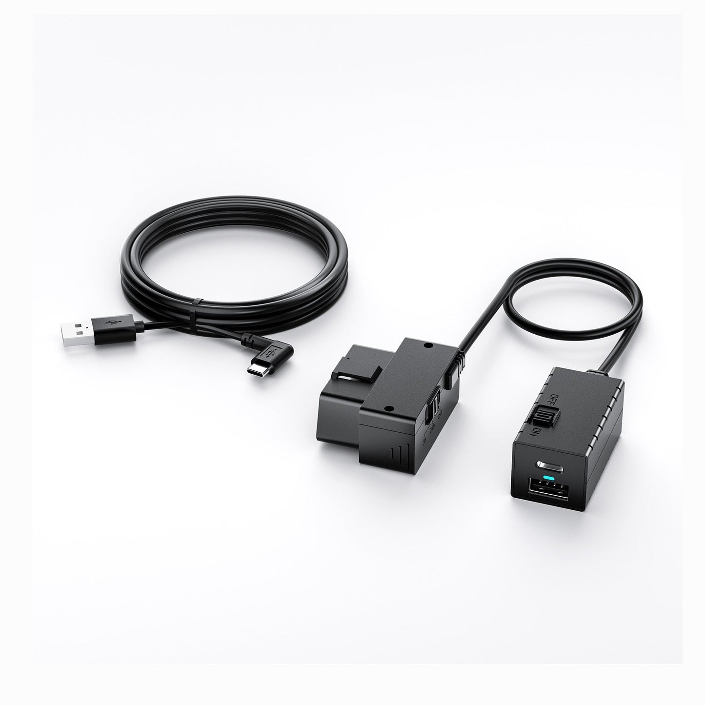 VIOFO OP100 OBD hardwire kit with USB-A and USB-C ports for dash cam parking mode
