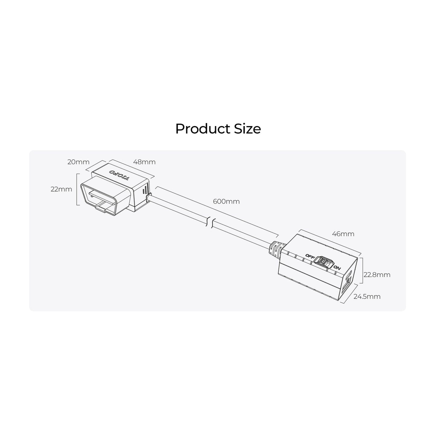 VIOFO OP100 OBD Hardwire Kit – Plug-and-Play Parking Mode