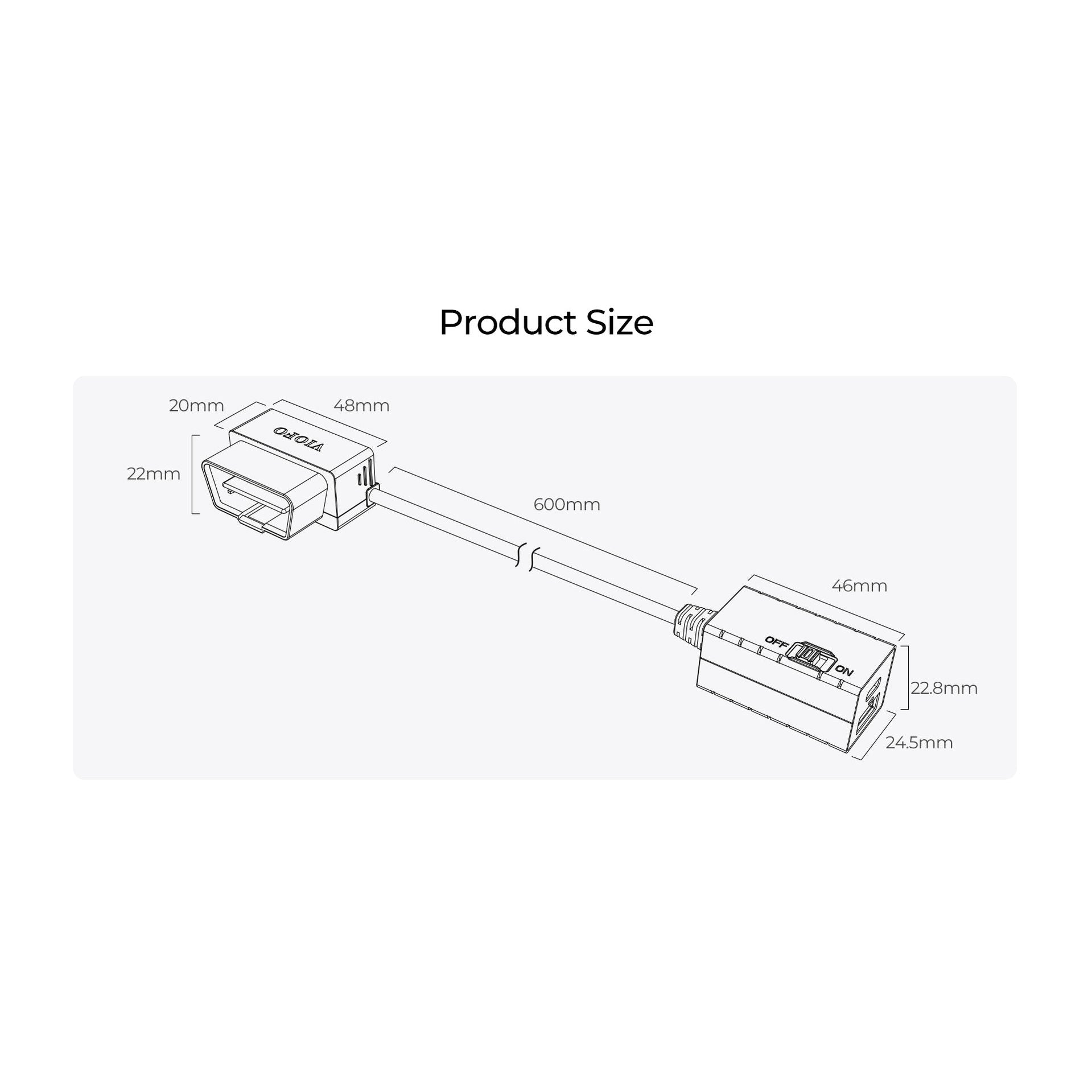 VIOFO OP100 OBD Hardwire Kit – Plug-and-Play Parking Mode